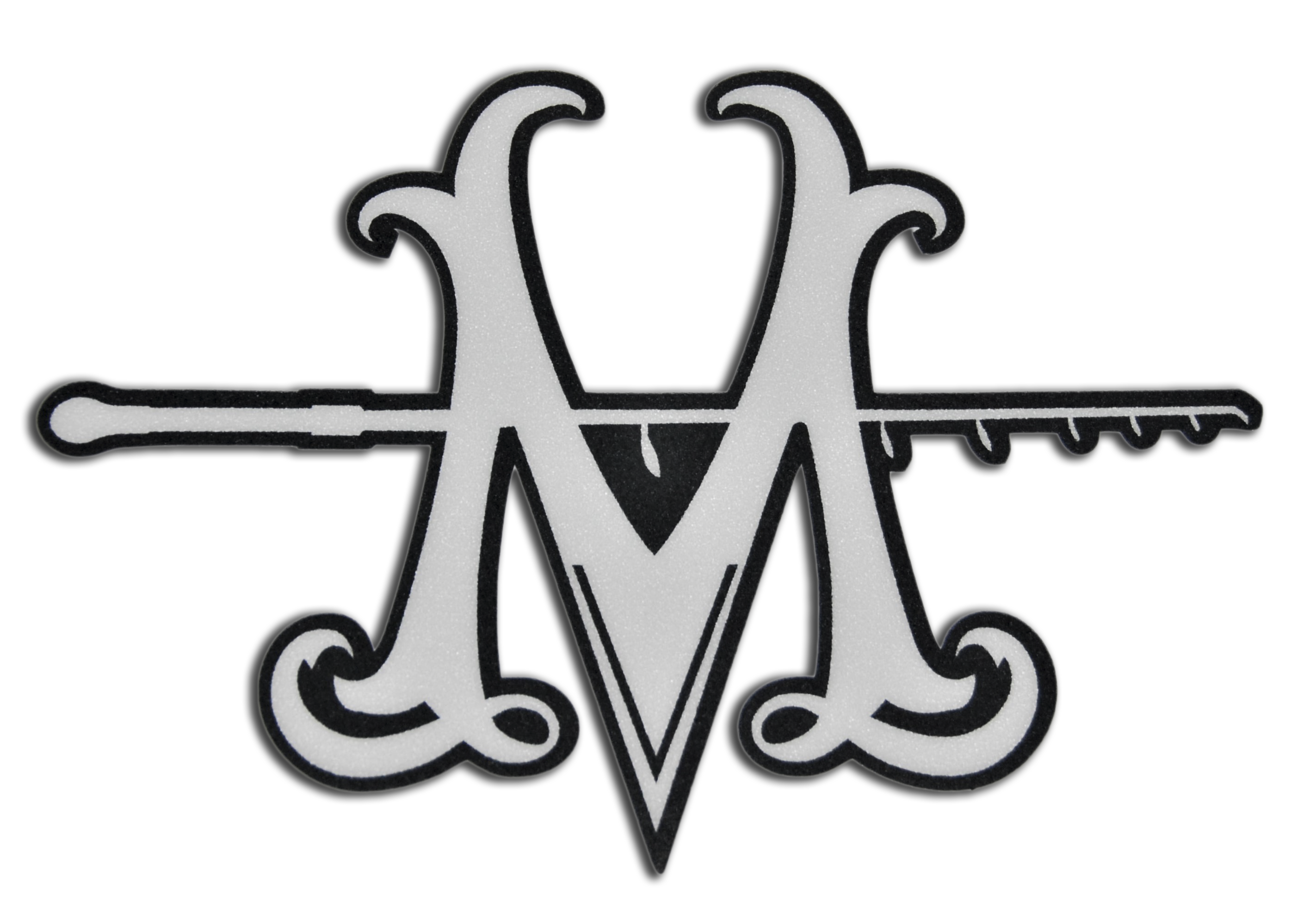 M Logo Carpet Decal