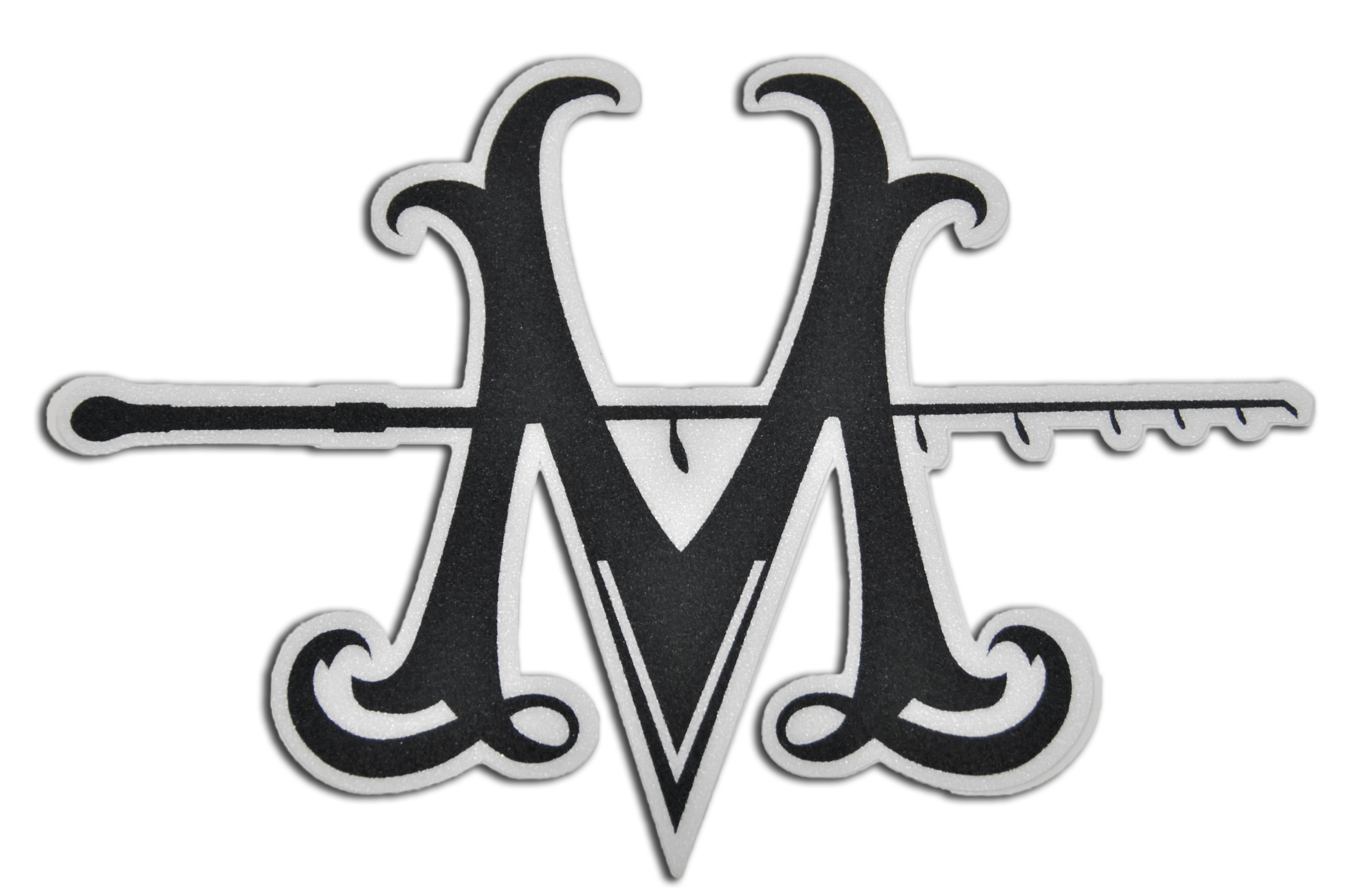 M Logo Carpet Decal