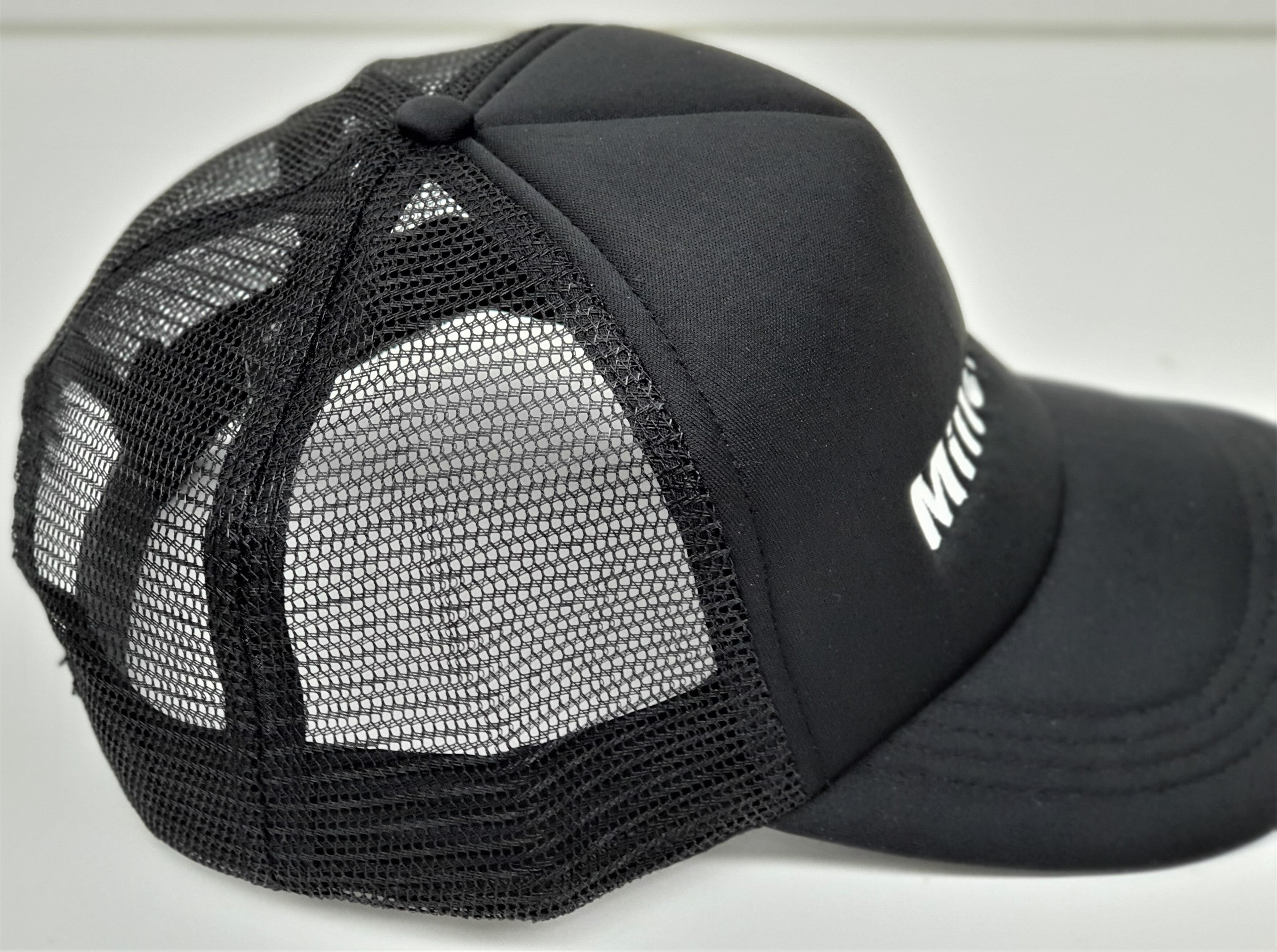 Millerods Black Mesh Trucker Cap